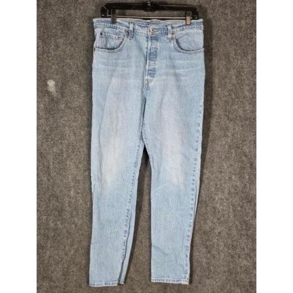 Levi's 501 Women's Light Wash Button Fly Denim Jeans Size W31 L30 Blue‎ Retro
